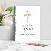 宗教パーソナライズされたエレガント十字架 ノートブック