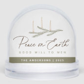 宗教パーソナライズされた的クリスマス平和 (正面)