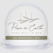 宗教パーソナライズされた的クリスマス平和 (裏面)