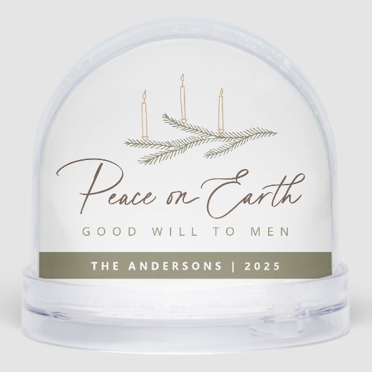 宗教パーソナライズされた的クリスマス平和 (裏面)