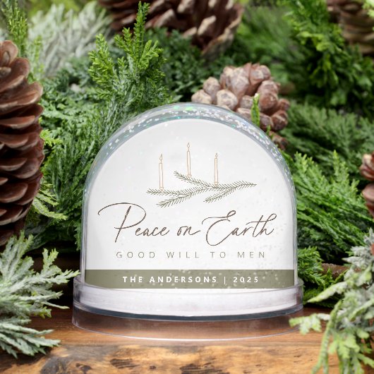 宗教パーソナライズされた的クリスマス平和 (冬)