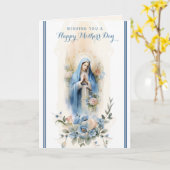 宗教フローラマザーズ日祈りの言葉 カード (黄色い花)