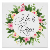 宗教フローラ感動的引用文ポスター ポスター (正面)