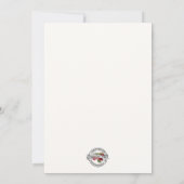 宗教メイがメアリーを戴冠させる母の日のフローラの請求書 招待状 (裏面)