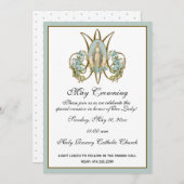 宗教メイクがメアリー・マザーズ・デイのフローラ 招待状 (正面/裏面)