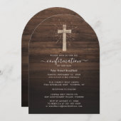 宗教モダンの素朴確認 招待状 (正面/裏面)