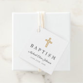 宗教モダンクロススクリプトバプテスマ フェイバータグ (インサイチュ)