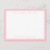 宗教モダン十字架、願い、祈りの言葉カード ポストカード (正面)