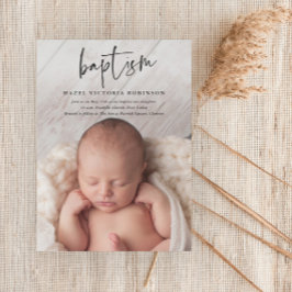 宗教モダン洗礼の台本 招待状