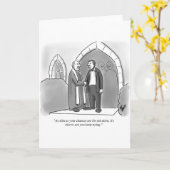 宗教ユーおもしろいモアグリーティングカード カード (黄色い花)