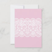 宗教レースの十字の花の神聖なカードありがとう サンキューカード (裏面)