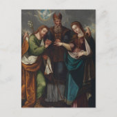 宗教ヴァージンの結結婚婚 ポストカード (正面)