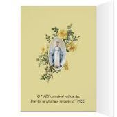 宗教ヴァージンマリアフローラロザリオ誕生日  (内側 (左))