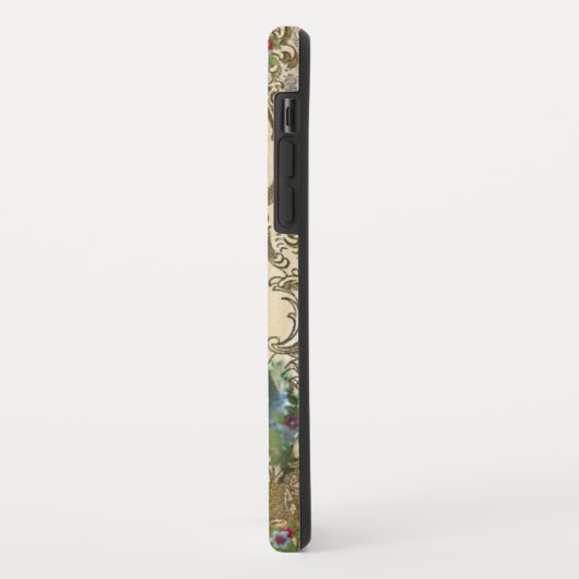 宗教ヴァージンマリアベビーイエスヴィンテージフローラ Case-Mate iPhoneケース (裏面/左)