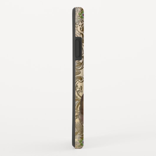 宗教ヴァージンマリアベビーイエスヴィンテージフローラ Case-Mate iPhoneケース (裏面/右)