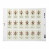 宗教ヴァージンマリーイエスピンクローズクロス ラベル (フルシート)