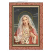 宗教ヴァージンマリーカトリックヴィンテージ (正面)