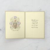 宗教ヴァージンメアリーイエスカトリックバラ シーズンカード (内部)