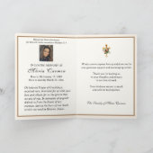 宗教ヴァージンメアリーグアダルーペカトリック葬儀C カード (内部)