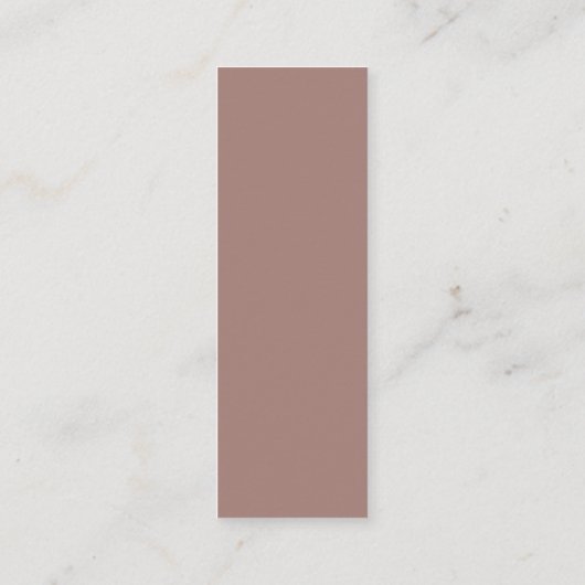 宗教ヴァージンメアリーパステルアートブックマークカード スキニー名刺 (裏面)