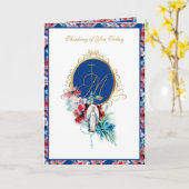 宗教ヴァージンメアリーフレンドシップロザリーカトリック カード (黄色い花)