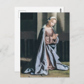 宗教ヴァージンメアリーマドンナ絵   ポストカード (正面/裏面)