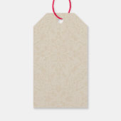 宗教ヴァージンメアリーミュレートハートバラ ギフトタグ (裏面)