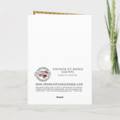 宗教ヴァージンメアリールルドサンベルナデット  カード (裏面)