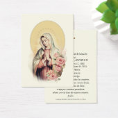 宗教ヴァージンメアリー葬儀記念祈りの言葉 (デスク)