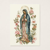 宗教ヴァージンメアリー葬儀記念祈りの言葉 (正面)