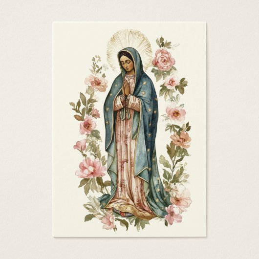 宗教ヴァージンメアリー葬儀記念祈りの言葉 (正面)