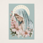 宗教ヴァージンメアリー葬儀記念祈りの言葉 (正面)