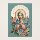 宗教ヴァージンメアリー葬儀記念祈りの言葉 (正面)