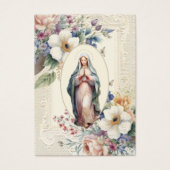 宗教ヴァージンメアリー葬儀記念祈りの言葉 (正面)