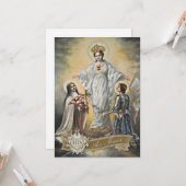 宗教ヴァージンメアリ・セント・テリーズ・ジョアン・オブ・アーク カード (正面/裏面インサイチュ)