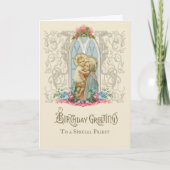 宗教ヴァージンメリーイエスカトリック司祭 カード (正面)