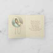 宗教ヴァージンメリーイエスカトリック同情カード カード (内部)