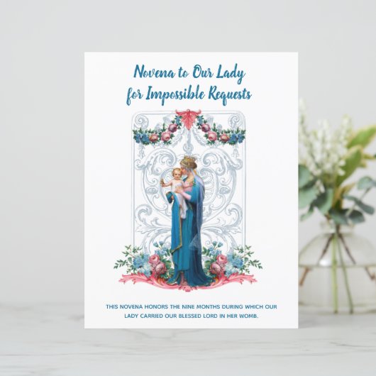 宗教ヴァージンメリーイエズアンジェルズカトリック祈りの言葉 (スタンド正面)