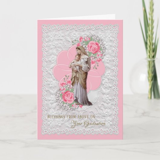 宗教ヴァージンメリーイエズカトリック卒業 シーズンカード (正面)