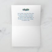 宗教ヴァージンメリーイエズカトリック祈りの言葉ヴィンタグ カード (内部)