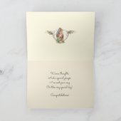 宗教ヴァージンメリーイエズス卒業カトリック カード (内部)