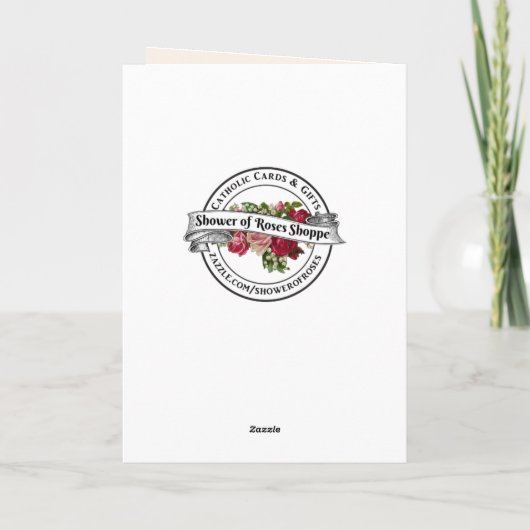 宗教ヴァージンメリーイエズラムチャリスバイブル カード (裏面)