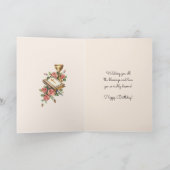 宗教ヴァージンメリーイエズラムチャリスバイブル カード (内部)