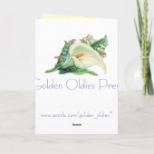 宗教ヴィンテージのイースター天使カード シーズンカード (裏面)