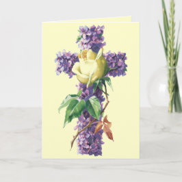 宗教ヴィンテージのイースター恵みカード- シーズンカード