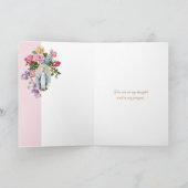 宗教ヴィンテージバラロザリオフローラカトリック車 カード (内部)