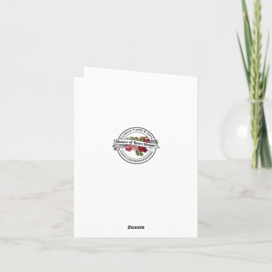 宗教ヴィンテージヴァージンマリアフローラロザリオ カード (裏面)