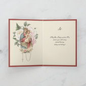 宗教ヴィンテージヴァージンメアリーイエズロザリオ カード (内部)