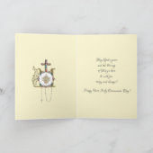 宗教ヴィンテージ第一聖餐式  シーズンカード (内部)