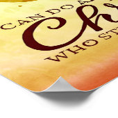 宗教万物キリストかわいらしの木 ポスター (角)